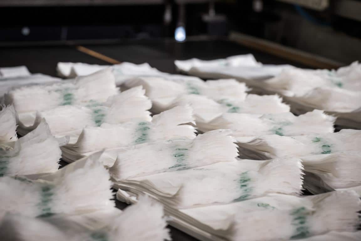 production of biodegradable bags